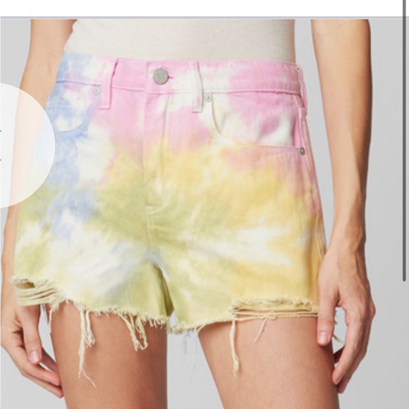 Blank NYC tie dye denim shorts - Picture 1 of 4
